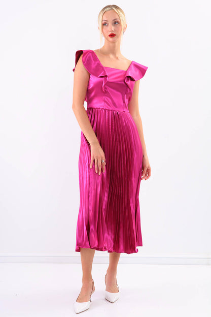 SATIN DRESS