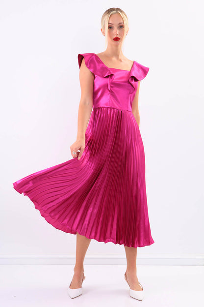 SATIN DRESS