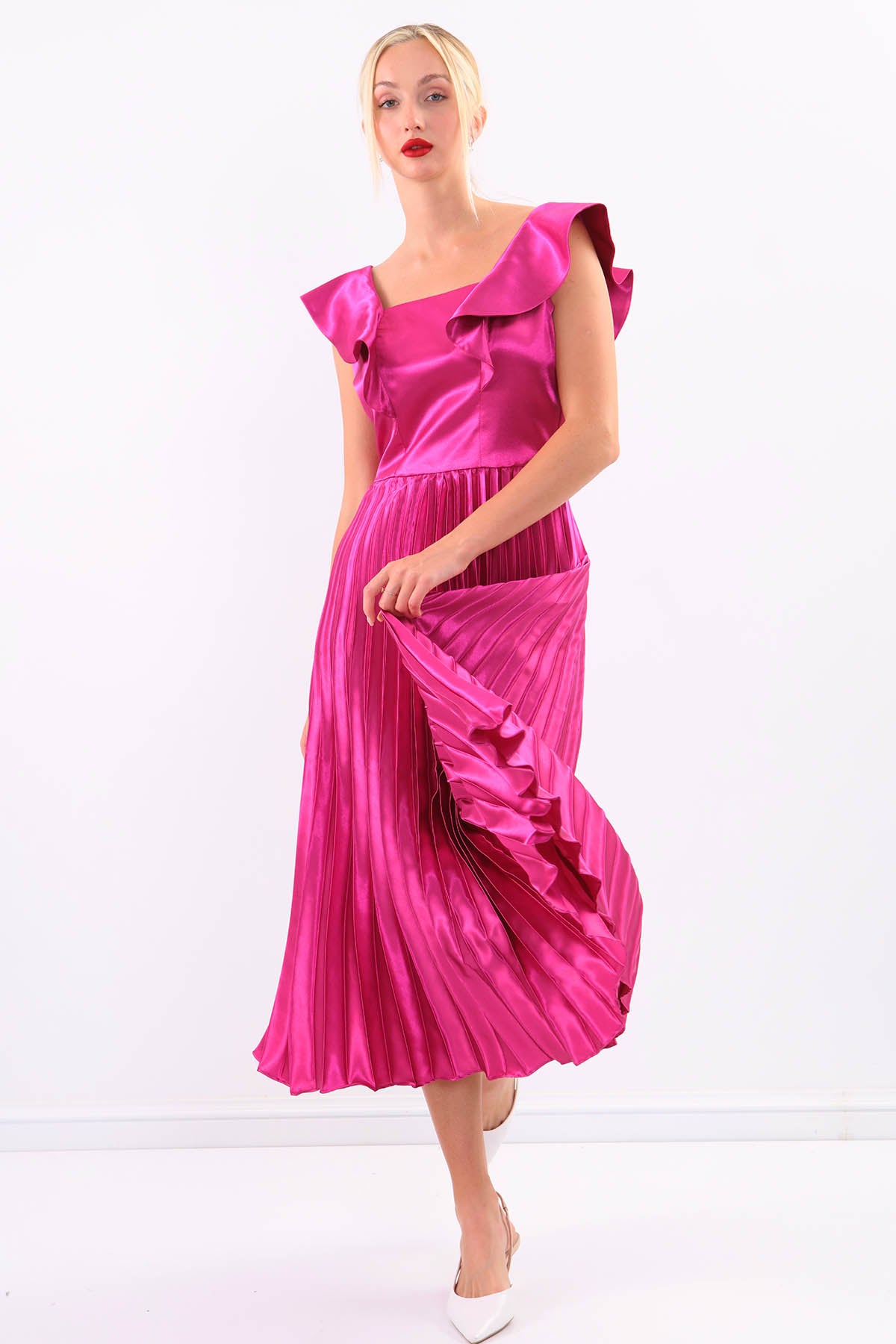 SATIN DRESS