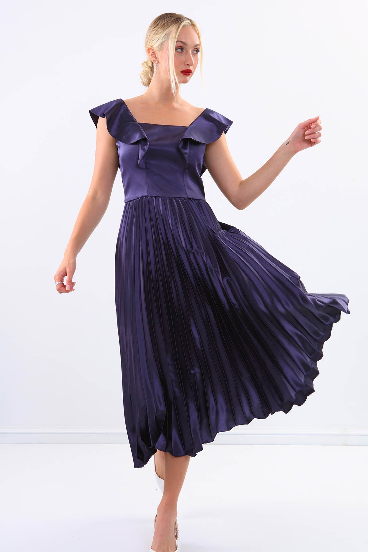 SATIN DRESS