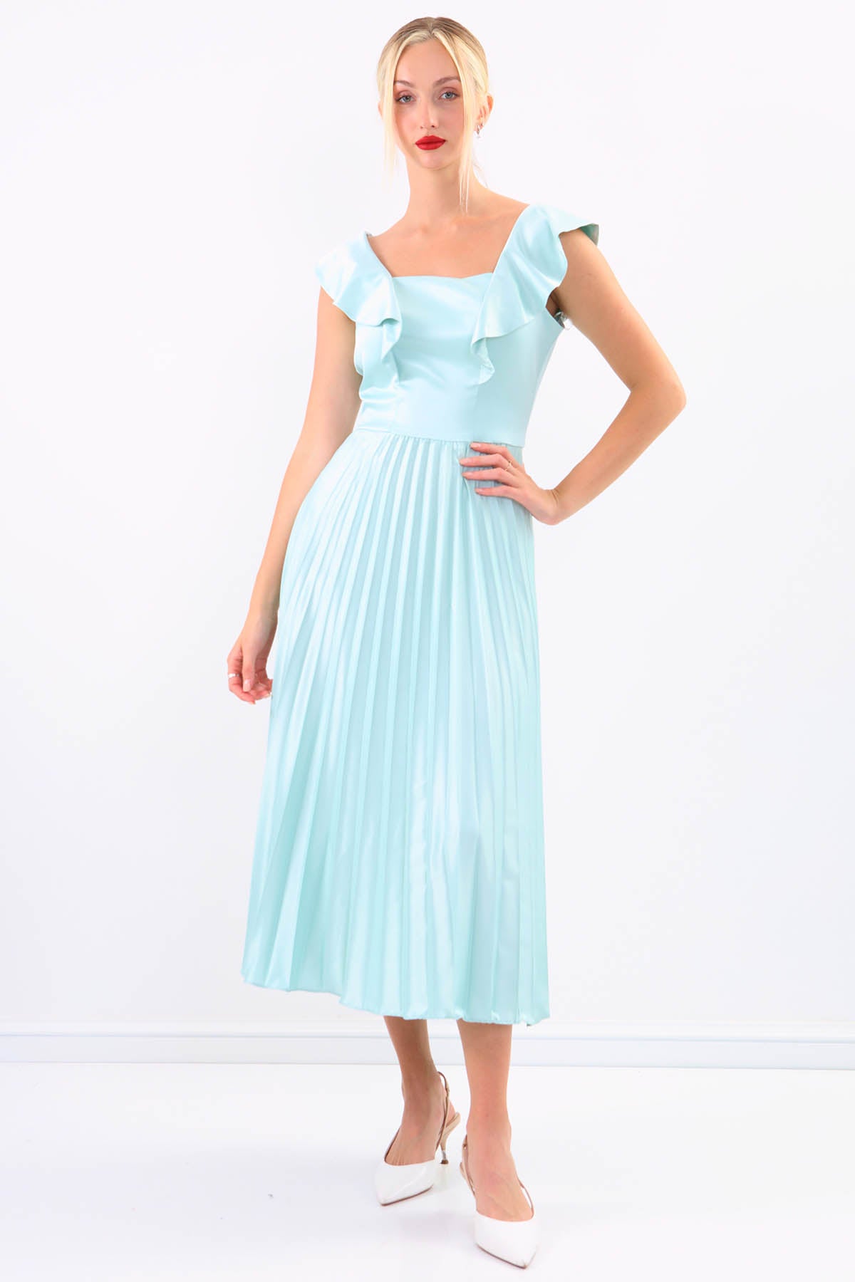 SATIN DRESS