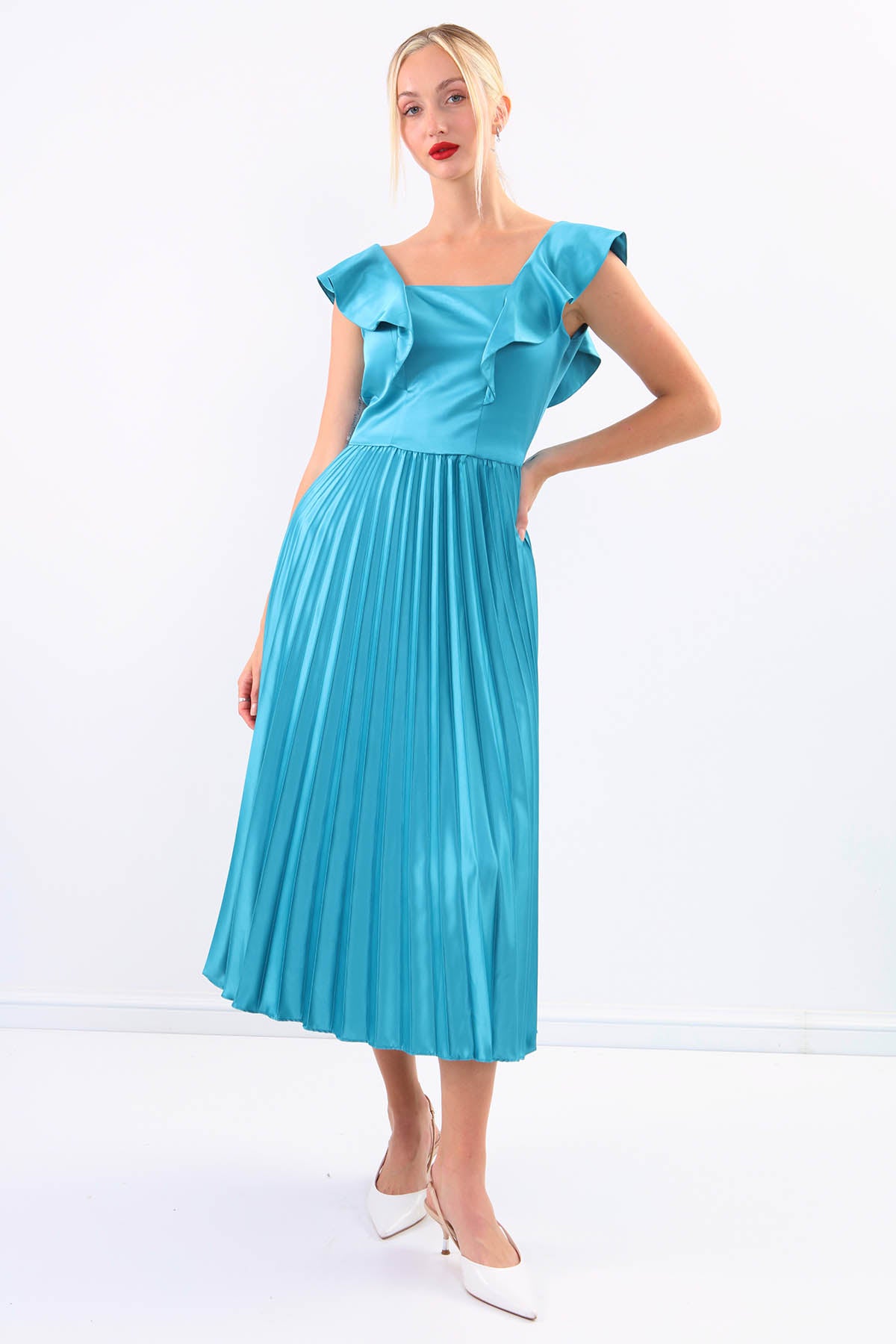 SATIN DRESS