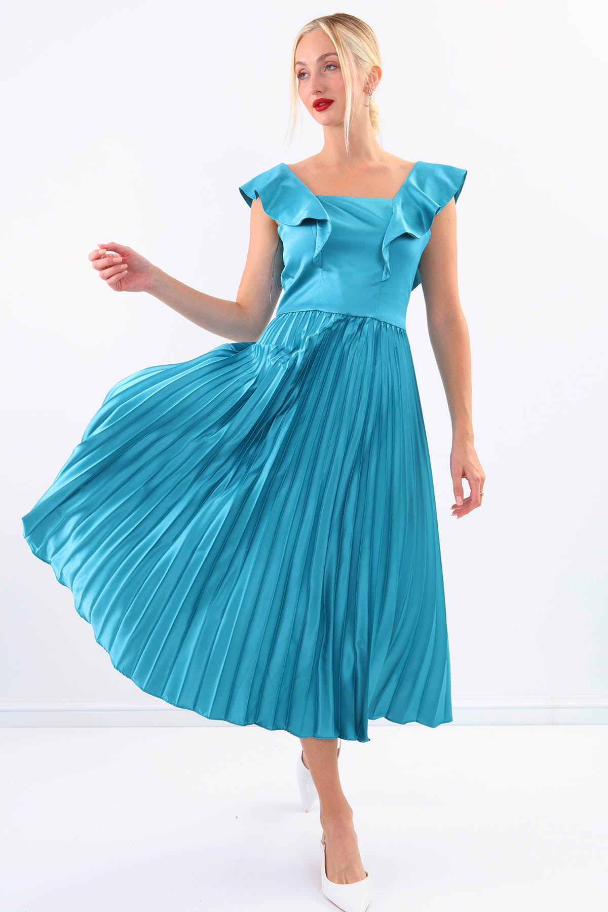 SATIN DRESS