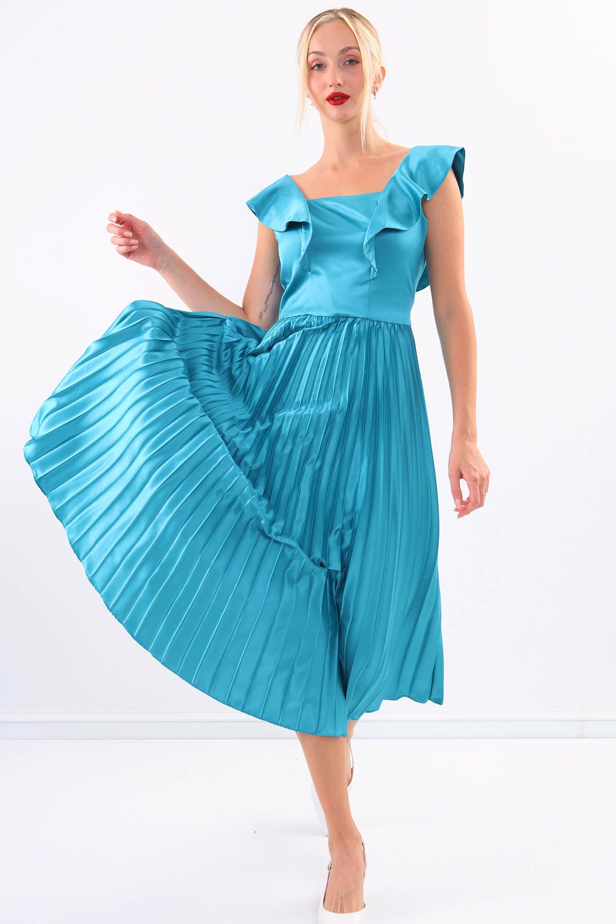 SATIN DRESS