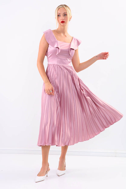 SATIN DRESS