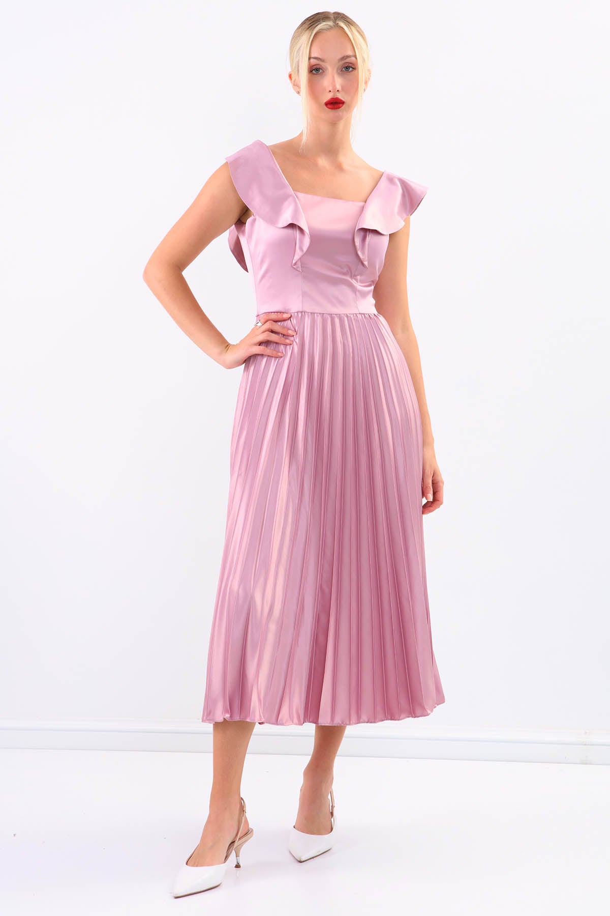 SATIN DRESS
