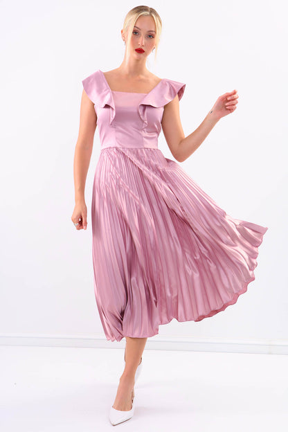 SATIN DRESS