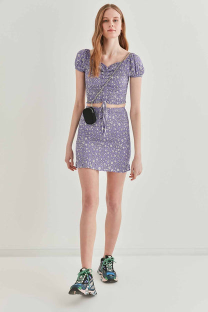 COMPLETE COILED NARROW SKIRT
