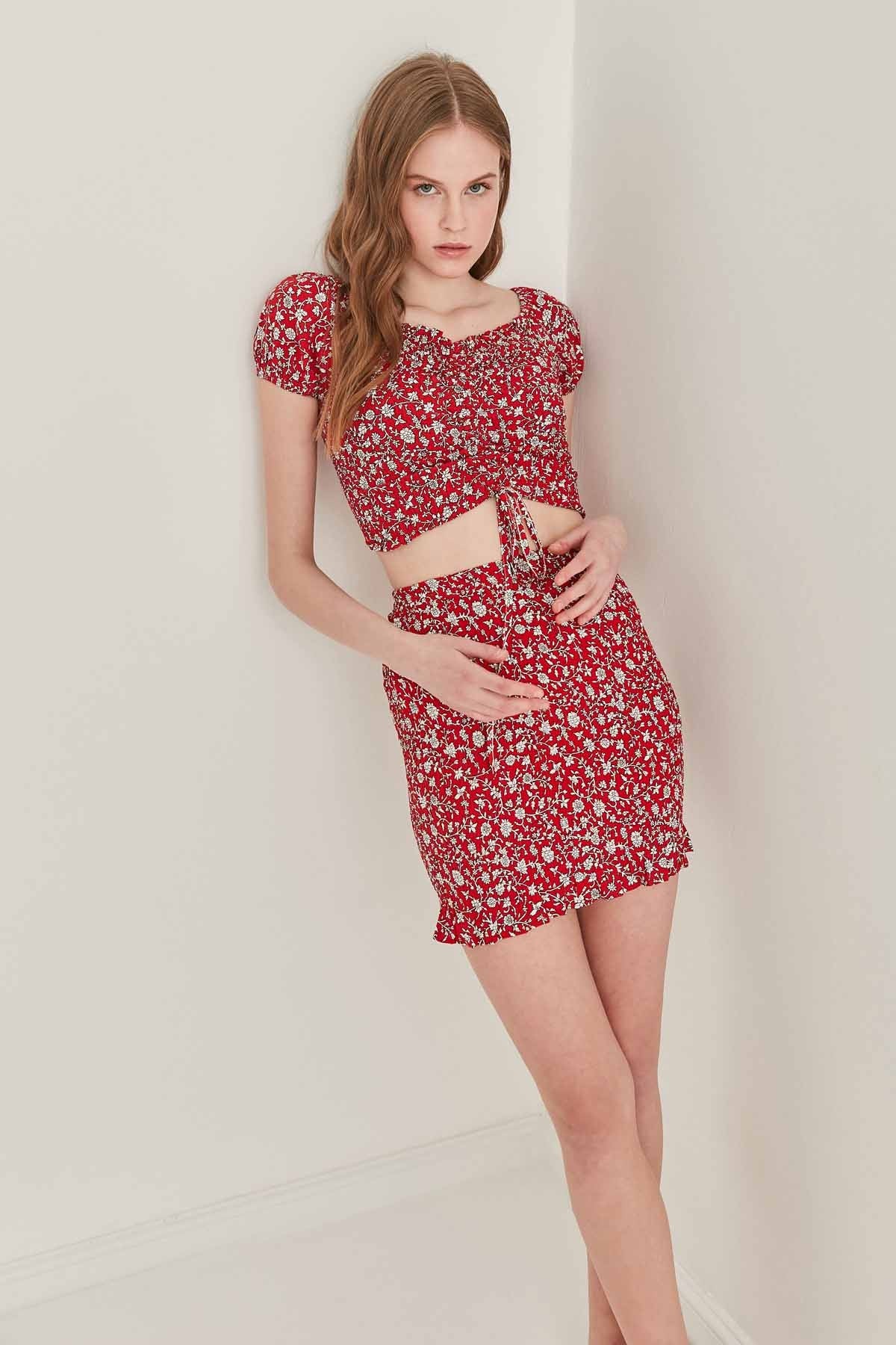 COMPLETE COILED NARROW SKIRT
