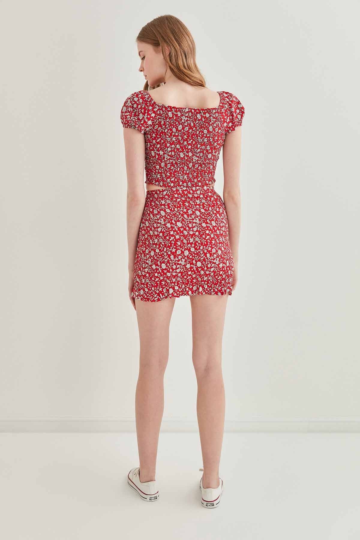 COMPLETE COILED NARROW SKIRT