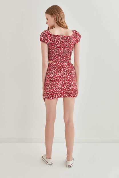 COMPLETE COILED NARROW SKIRT
