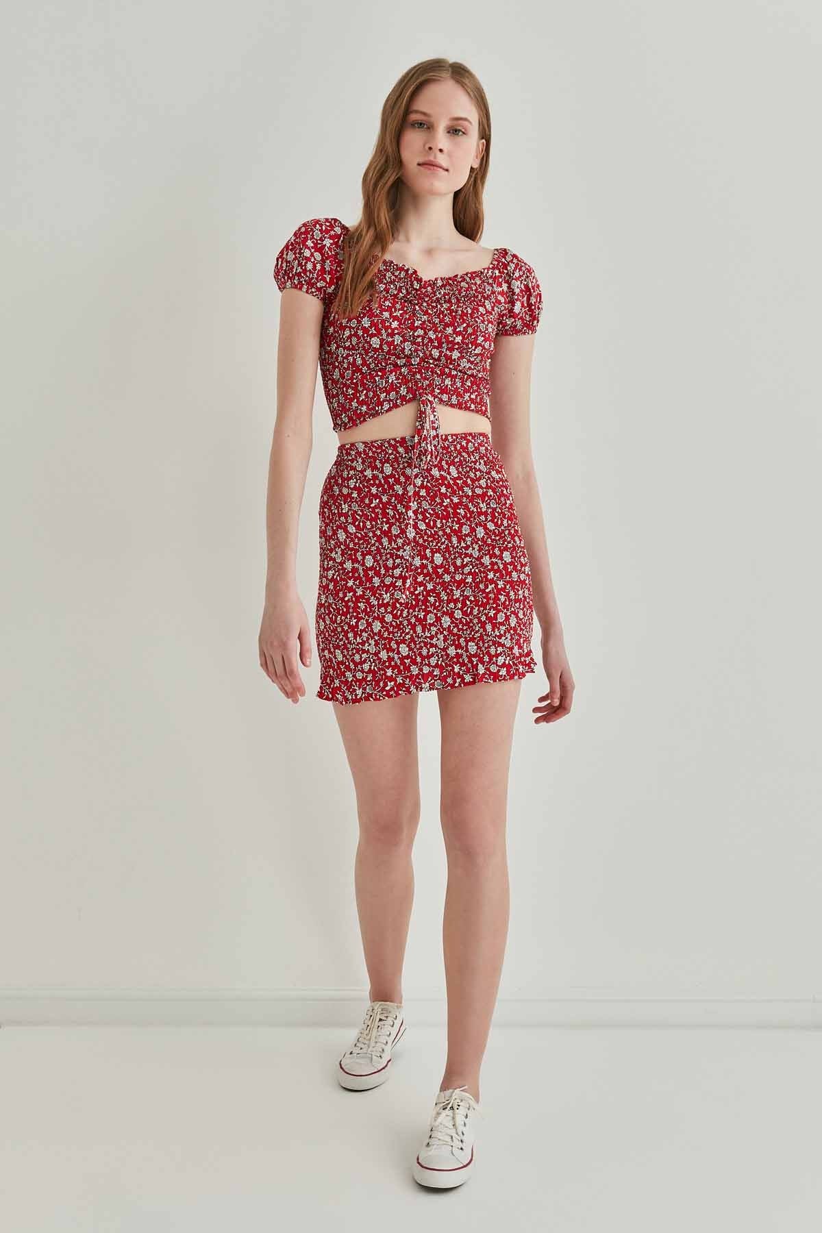 COMPLETE COILED NARROW SKIRT