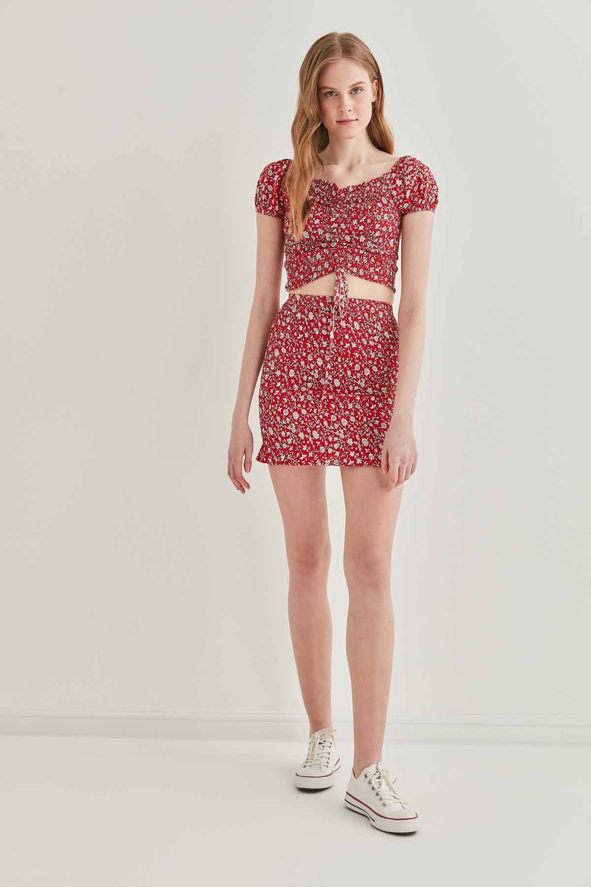 COMPLETE COILED NARROW SKIRT