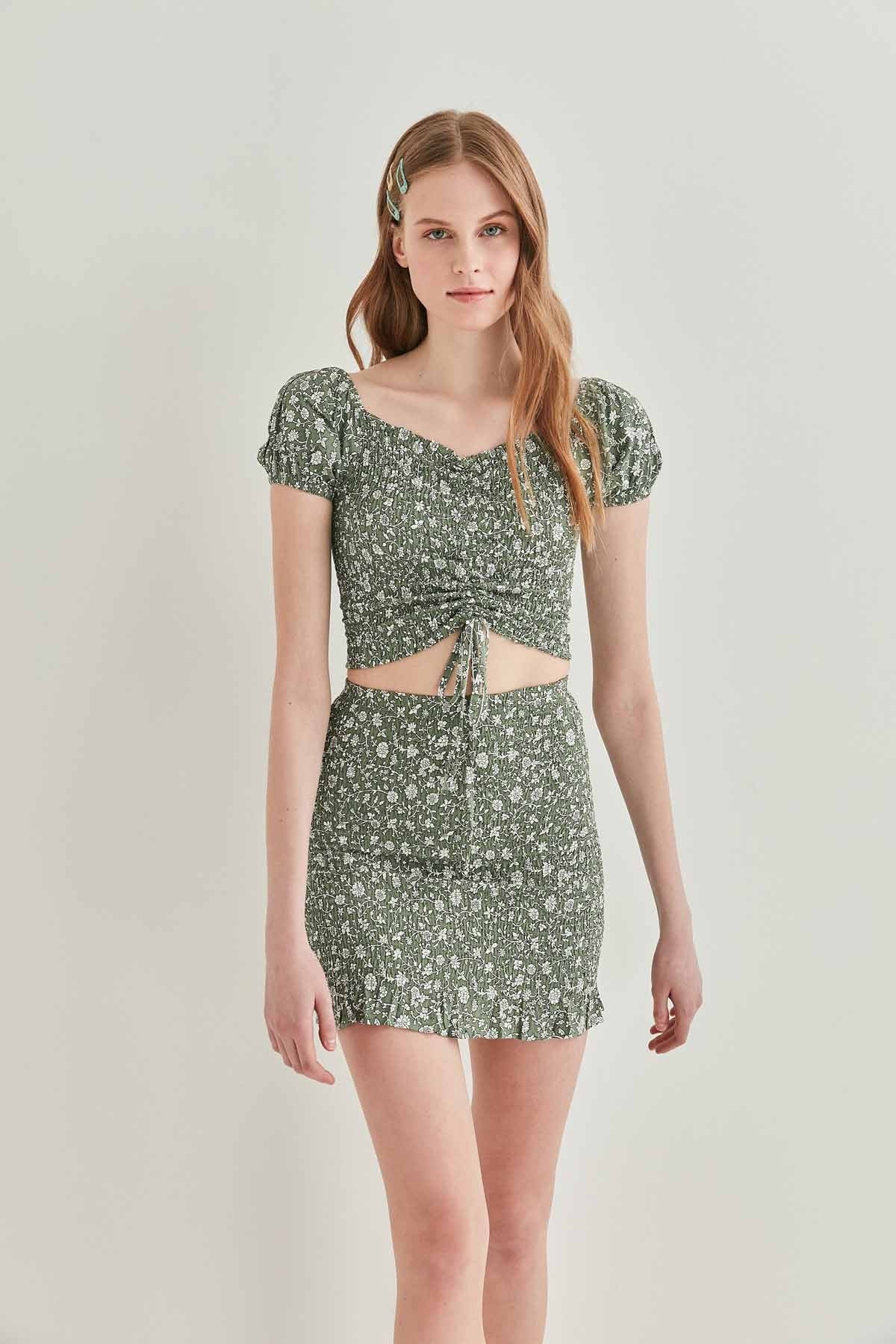 COMPLETE COILED NARROW SKIRT