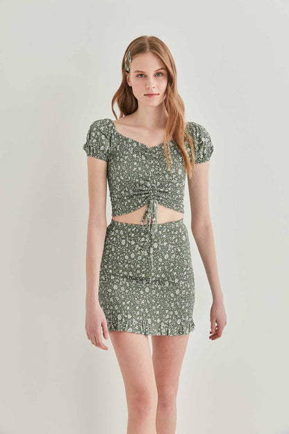 COMPLETE COILED NARROW SKIRT