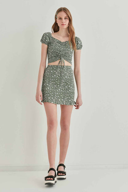 COMPLETE COILED NARROW SKIRT