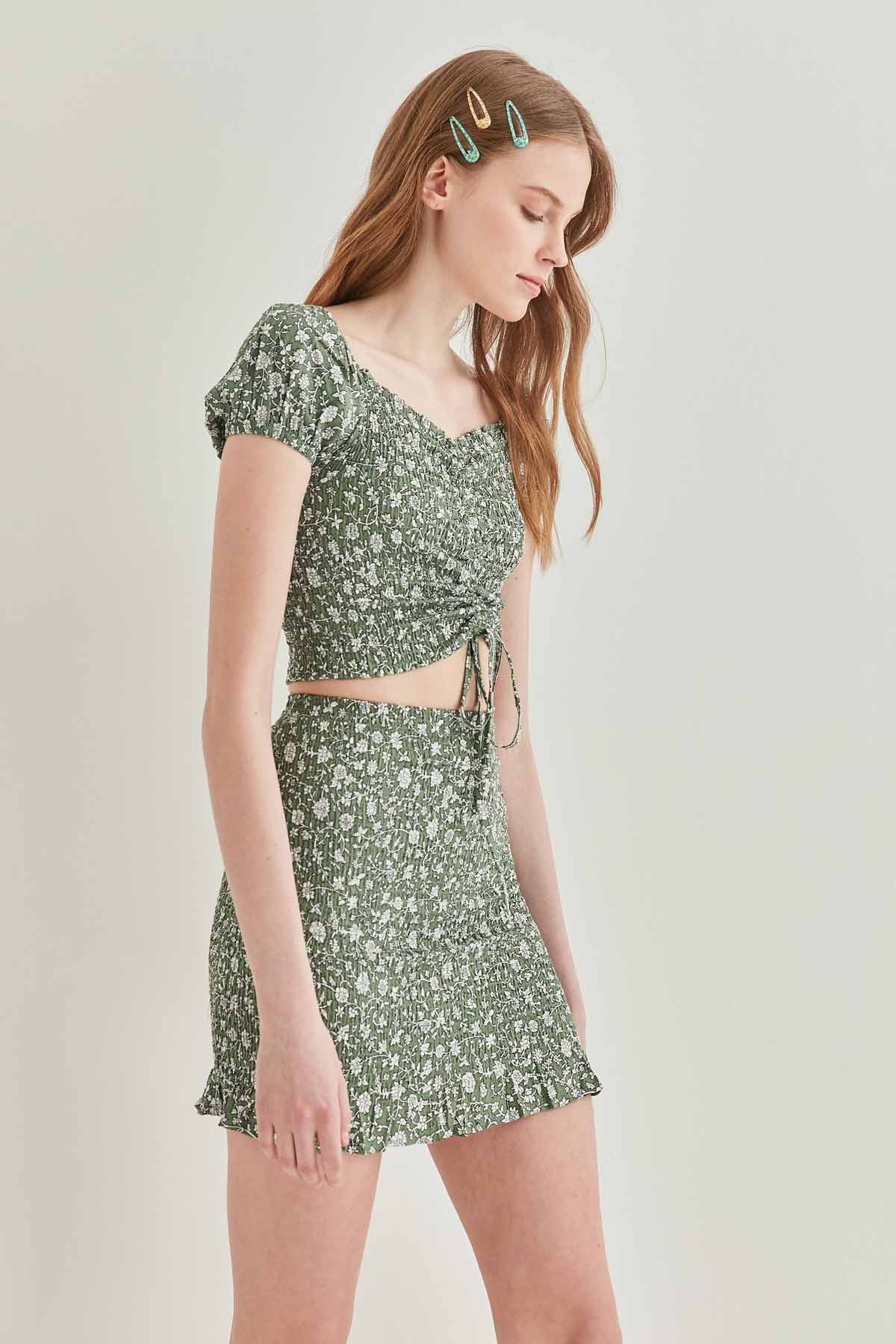 COMPLETE COILED NARROW SKIRT