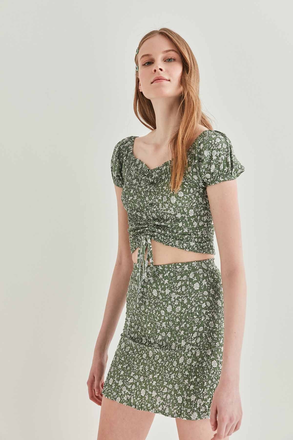 COMPLETE COILED NARROW SKIRT