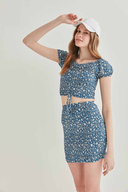 COMPLETE COILED NARROW SKIRT