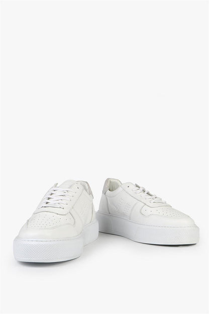 Genuine Leather Beige Men's Shoes