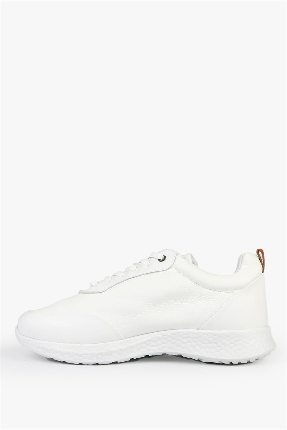 Makela True Leather White Men's Shoes