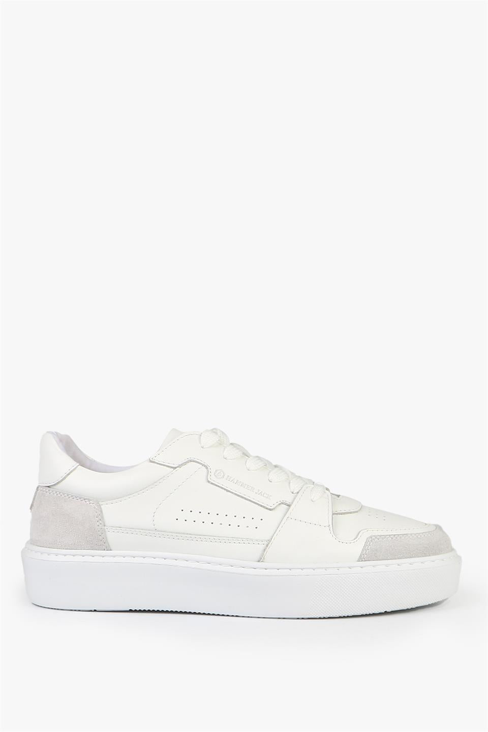 Honor Genuine Leather White Men's Shoes