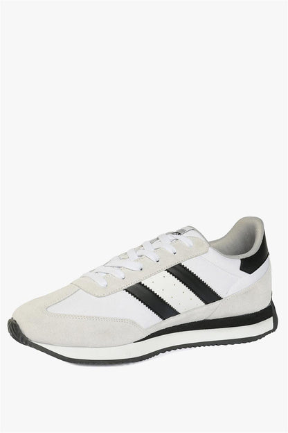 Santiago White Black Men's Athletic Shoes