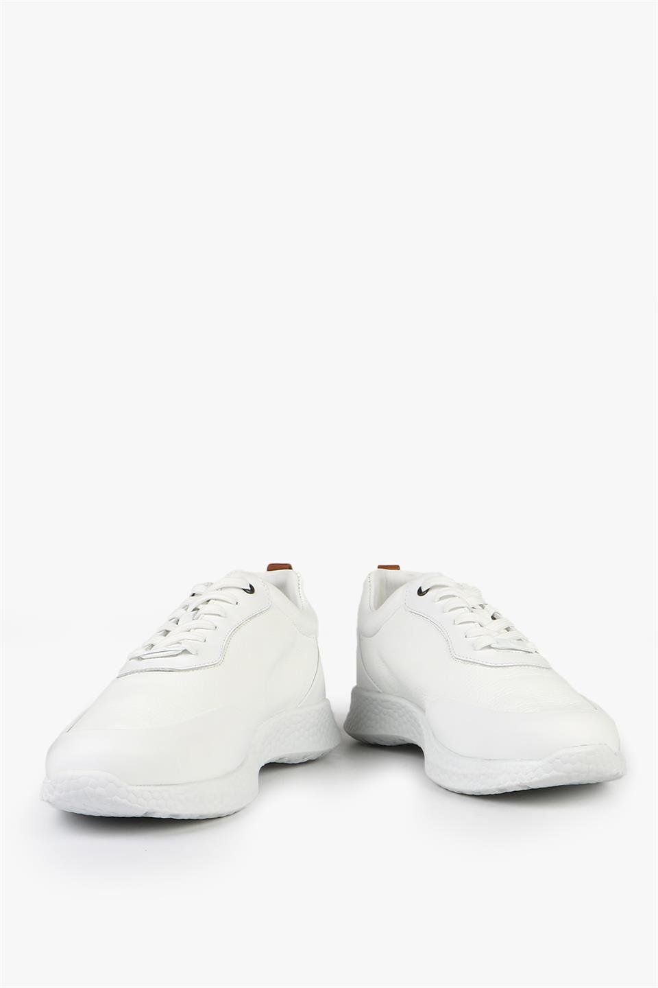 Makela True Leather White Men's Shoes