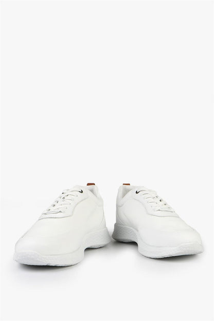 Makela True Leather White Men's Shoes