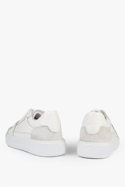 Honor Genuine Leather White Men's Shoes