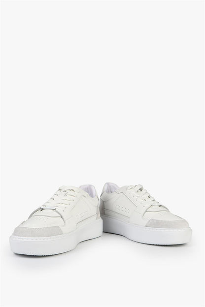 Honor Genuine Leather White Men's Shoes
