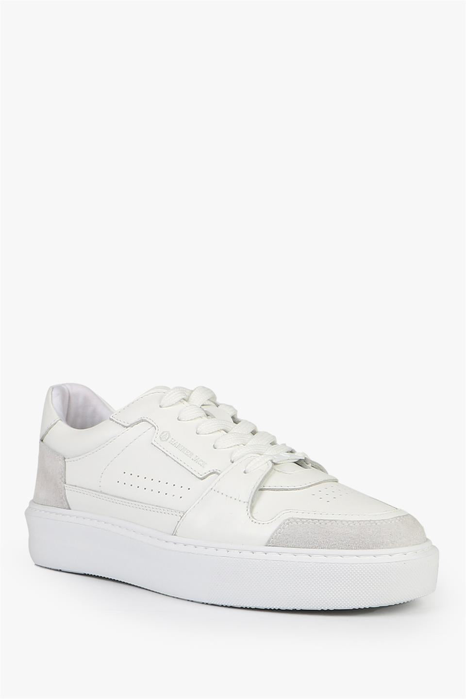 Honor Genuine Leather White Men's Shoes