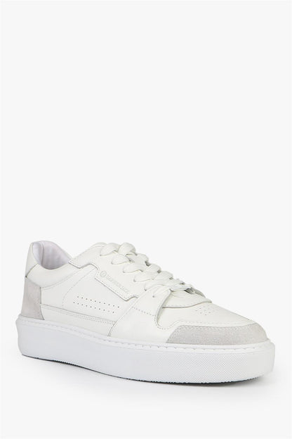 Honor Genuine Leather White Men's Shoes