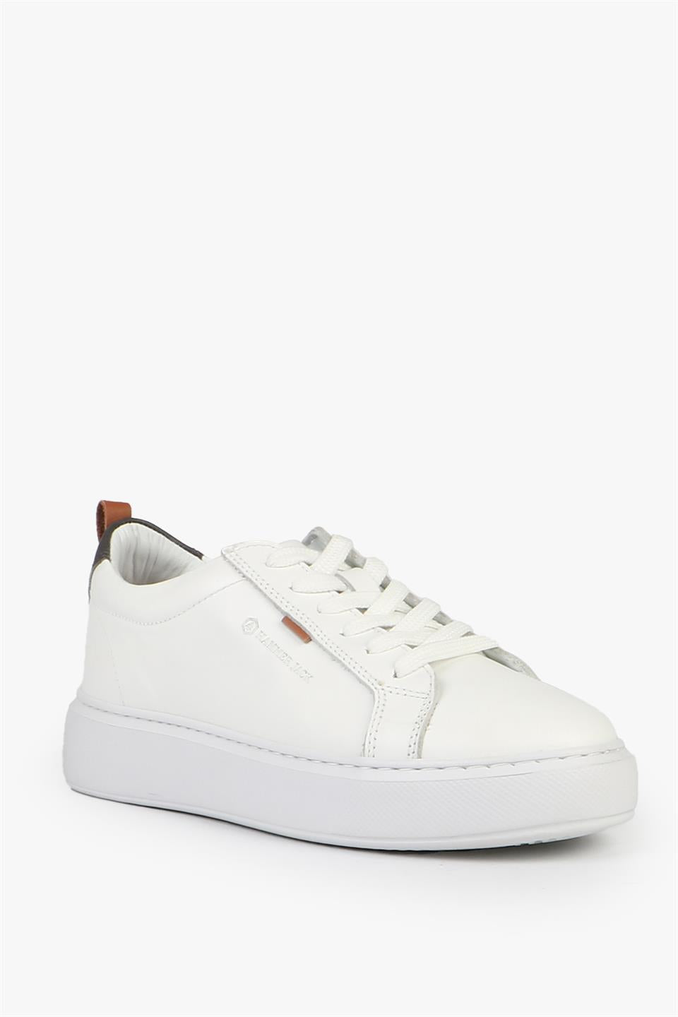 Real Leather Maringa White Women's Shoes