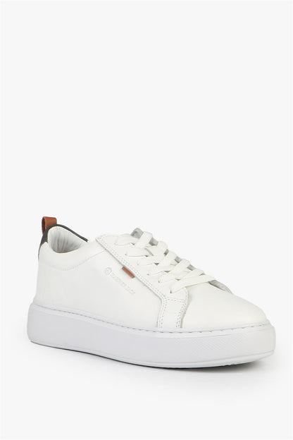Real Leather Maringa White Women's Shoes