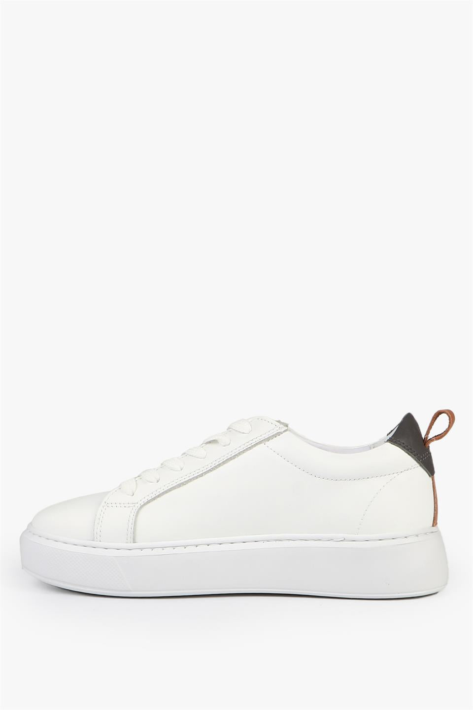 Real Leather Maringa White Women's Shoes