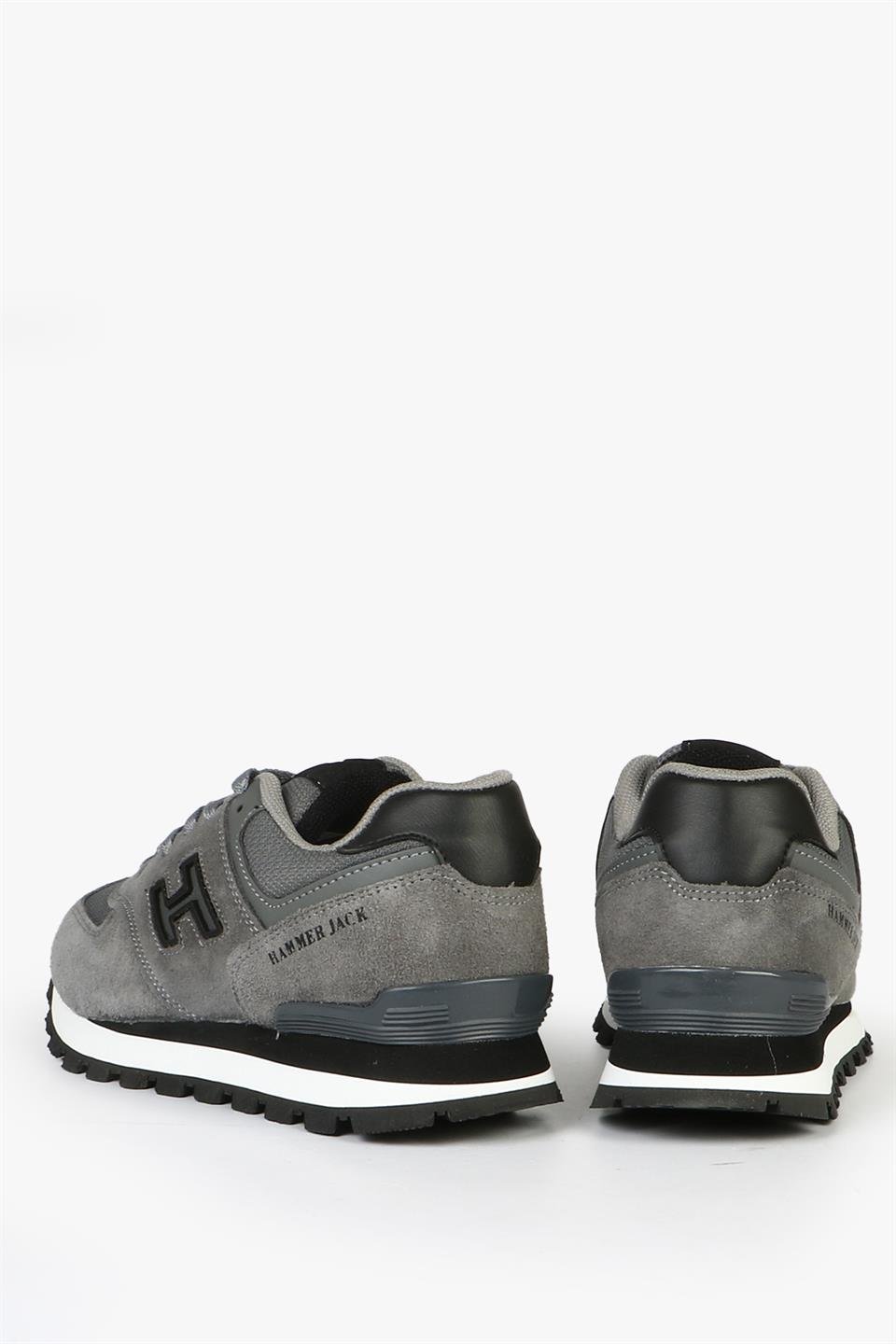 Chile Genuine Leather Grey Black Women's Athletic Shoes