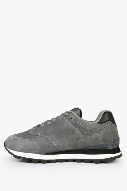 Chile Genuine Leather Grey Black Women's Athletic Shoes