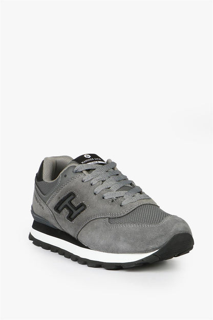 Chile Genuine Leather Grey Black Women's Athletic Shoes