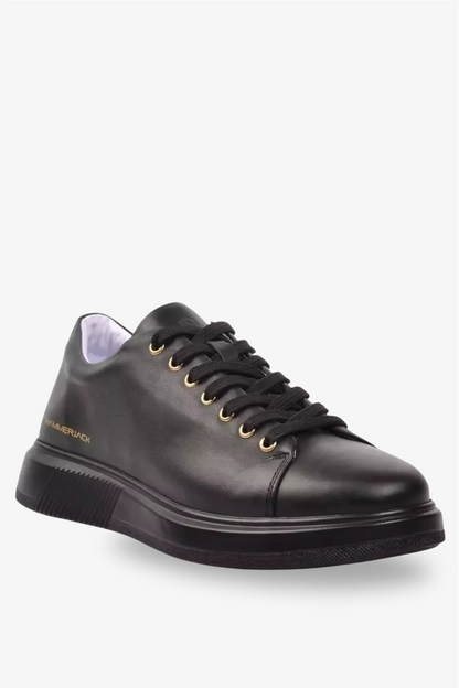 Jukov  Leather Black Marlin Men's Casual Footwear