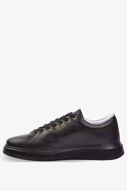 Jukov  Leather Black Marlin Men's Casual Footwear