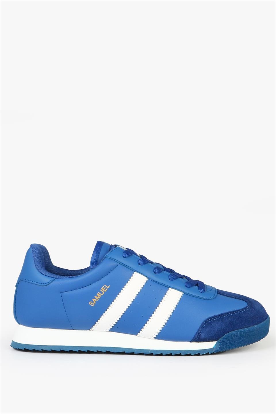 Samuel Blue White Men's Athletic Shoes