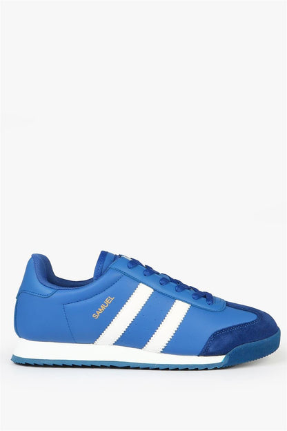 Samuel Blue White Men's Athletic Shoes