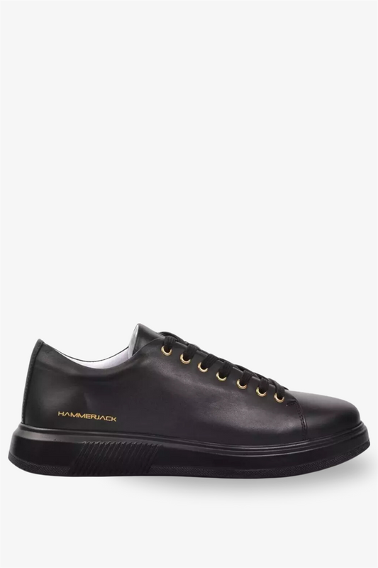 Jukov  Leather Black Marlin Men's Casual Footwear