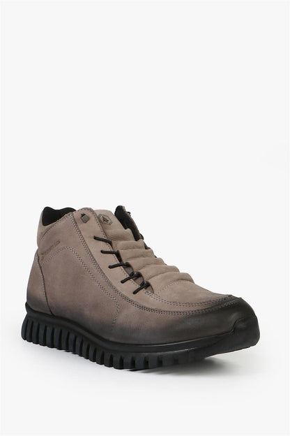 Genuine Leather Grey Torje Men's Boots