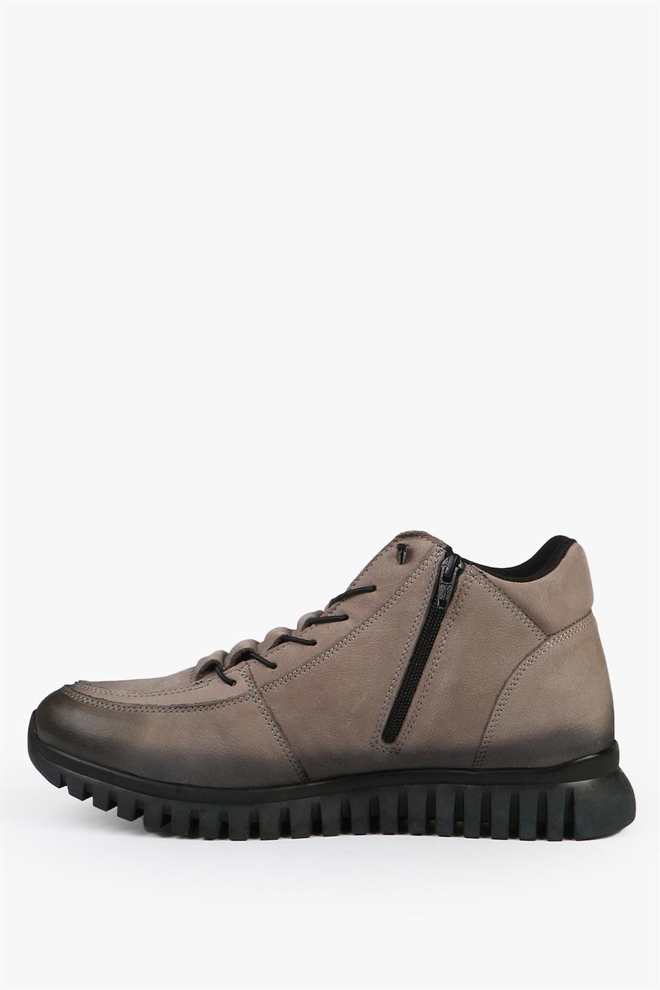 Genuine Leather Grey Torje Men's Boots