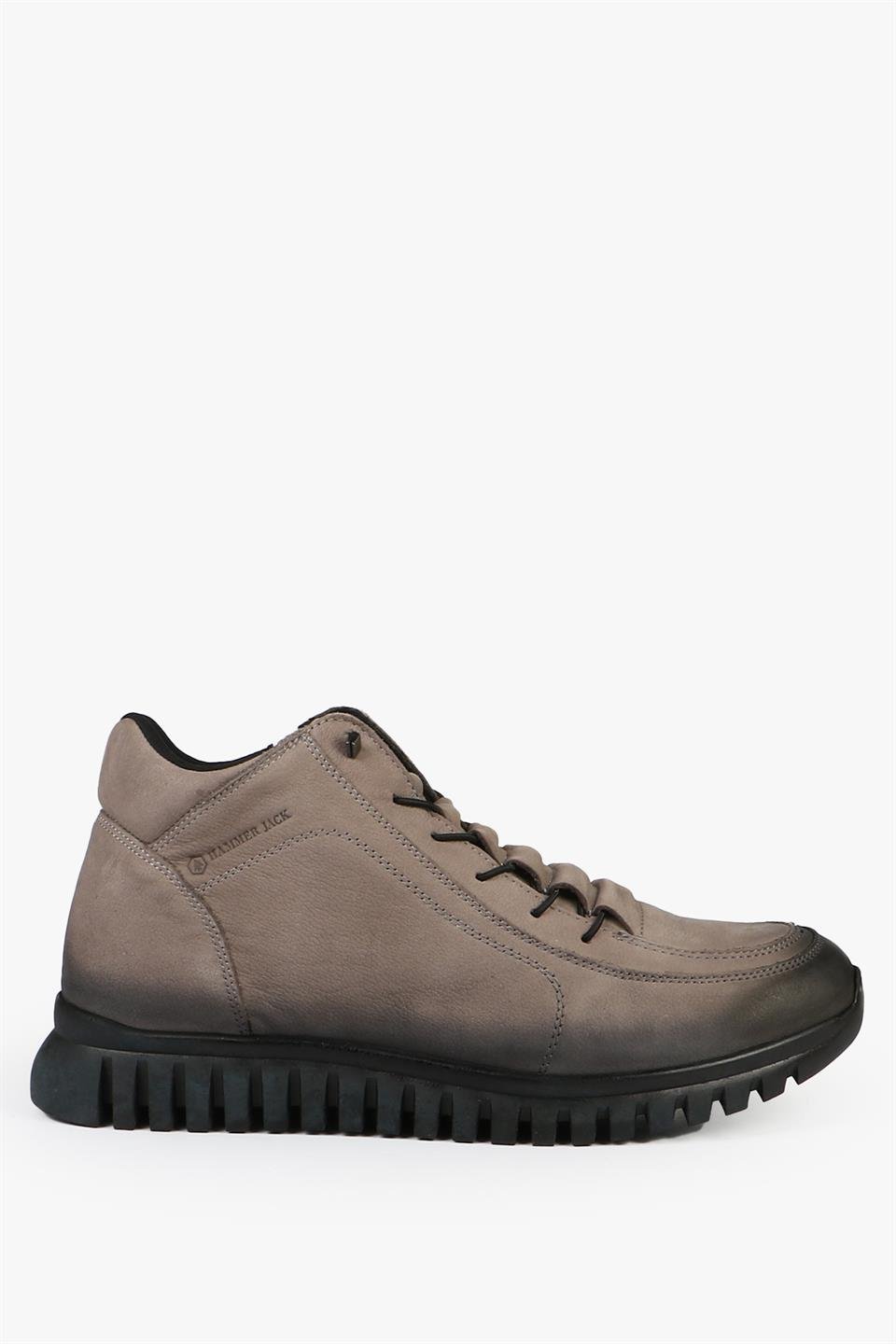 Genuine Leather Grey Torje Men's Boots