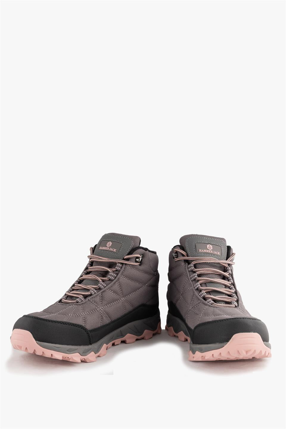 Waterproof Vector Grey Pink Female Outdoor Boots