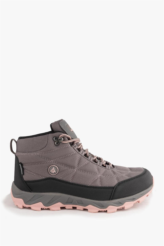 Waterproof Vector Grey Pink Female Outdoor Boots