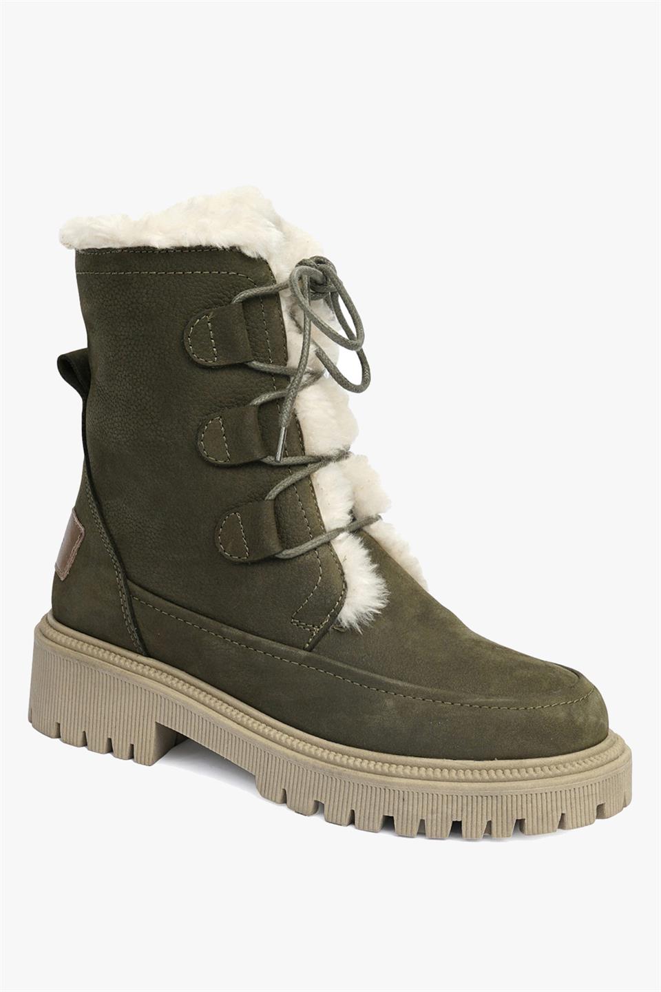 Bonny khaki Woman's Boots